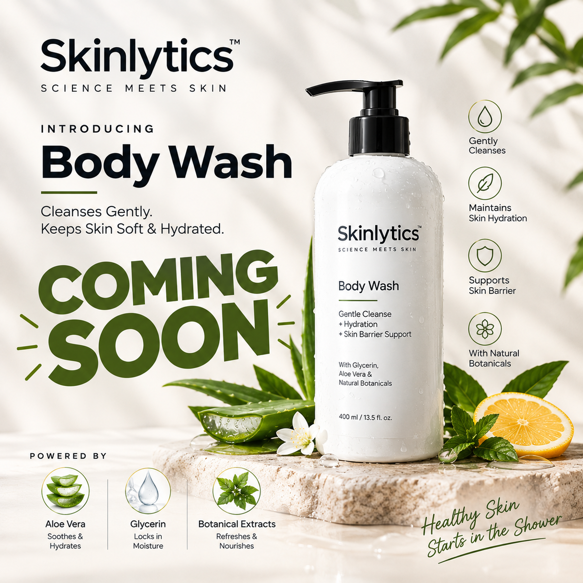 Skinlytics Body Wash – Gentle Cleansing & Hydration | Coming Soon