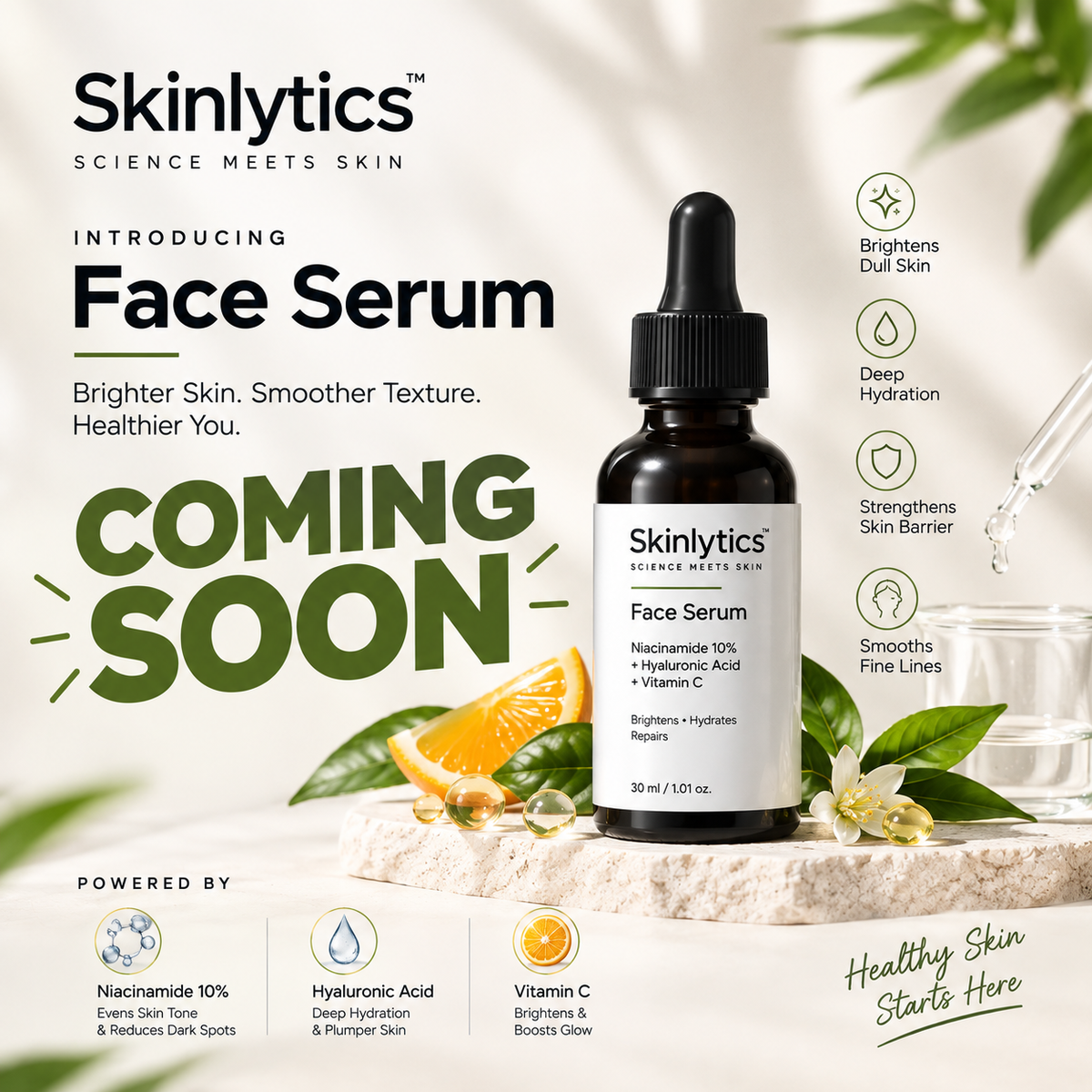 Skinlytics Face Serum – Coming Soon | 30 mL