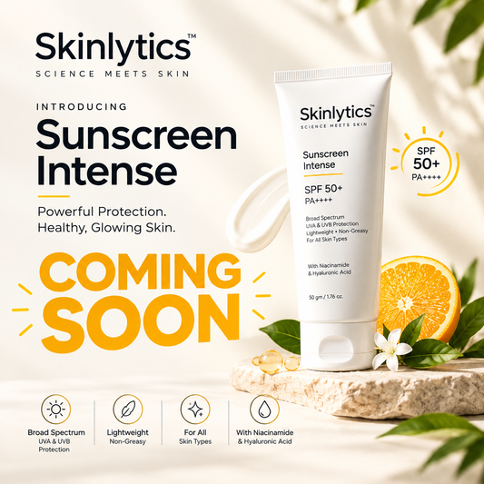 Skinlytics Sunscreen Intense SPF 50+ PA++++ – 50 g | Coming Soon
